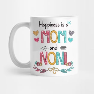 Happiness Is A Mom And Noni Wildflower Happy Mother's Day Mug